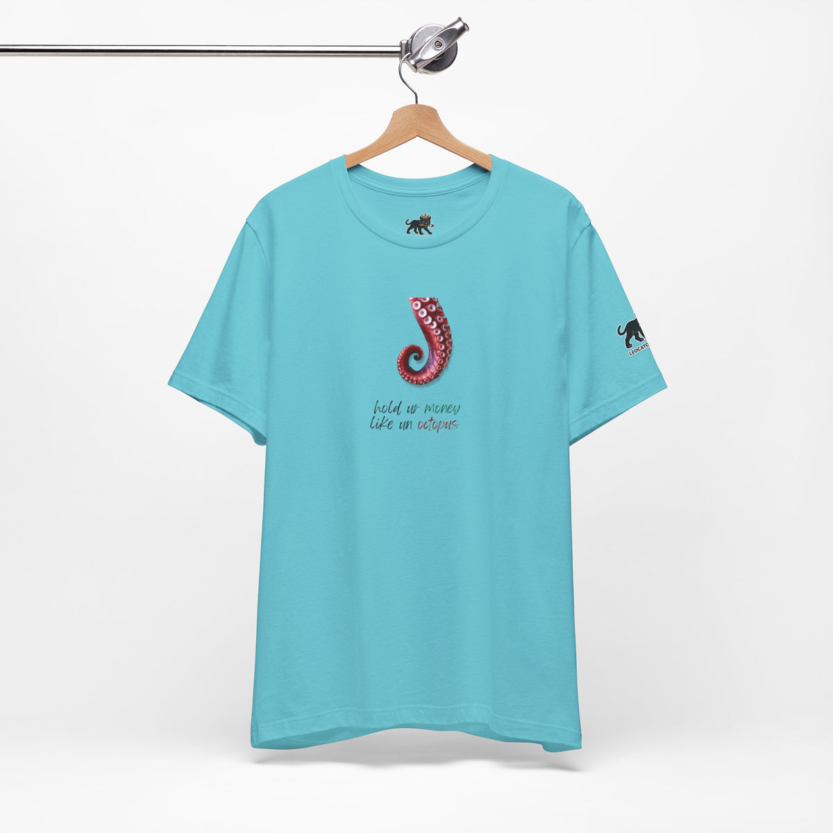 hold ur money like an octopus  Graphic Tee, Casual Summer Shirt, Marine Life T-Shirt, Gift for Sea Lovers,  high quality