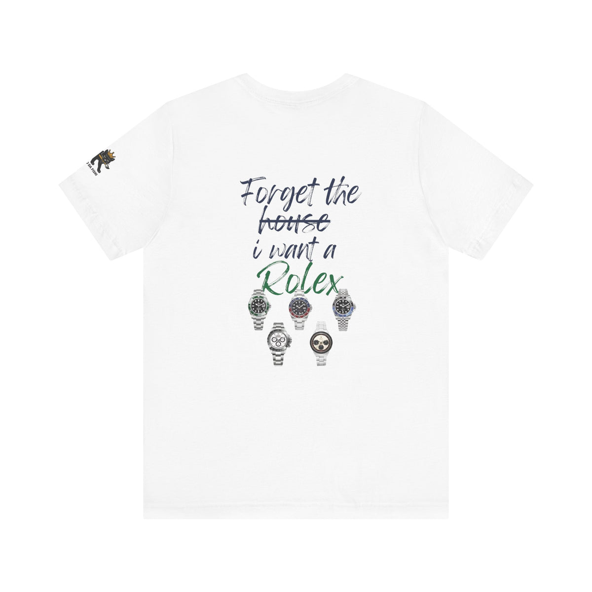 forget i want rolex Graphic Tee, Casual Summer Shirt, Marine Life T-Shirt, Gift for Sea Lovers,  high quality