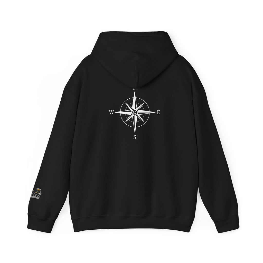 navigation  Hooded Sweatshirt, Unisex Casual Hoodie, Perfect Gift for Friends, Inspiring Apparel, Comfortable Daily Wear