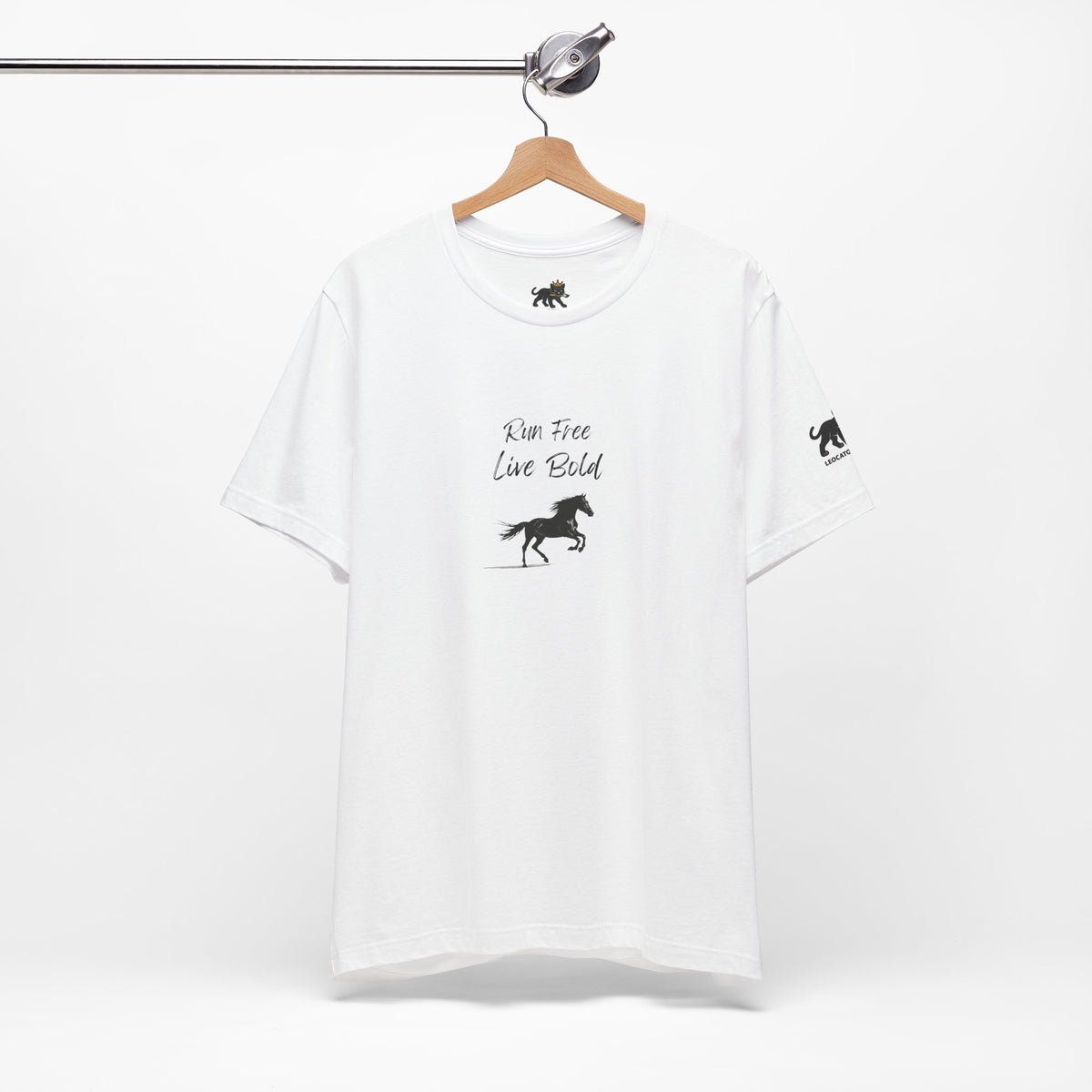 run free live bold Graphic Tee, Casual Summer Shirt, Marine Life T-Shirt, Gift for Sea Lovers,  high quality