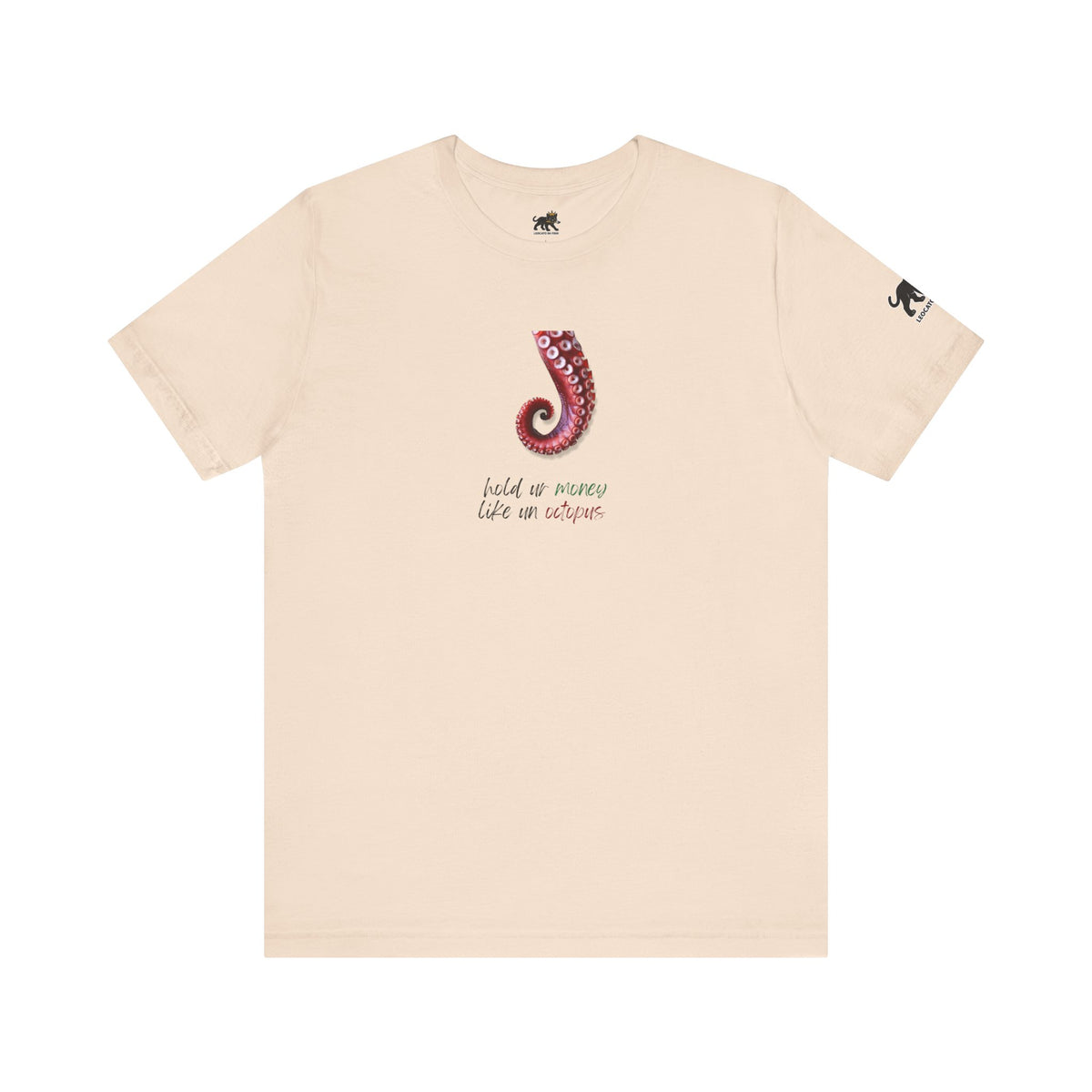 hold ur money like an octopus  Graphic Tee, Casual Summer Shirt, Marine Life T-Shirt, Gift for Sea Lovers,  high quality