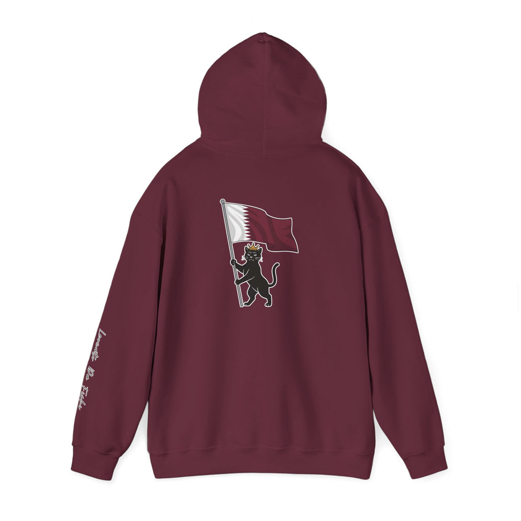 Qatar flag hoodie ,
