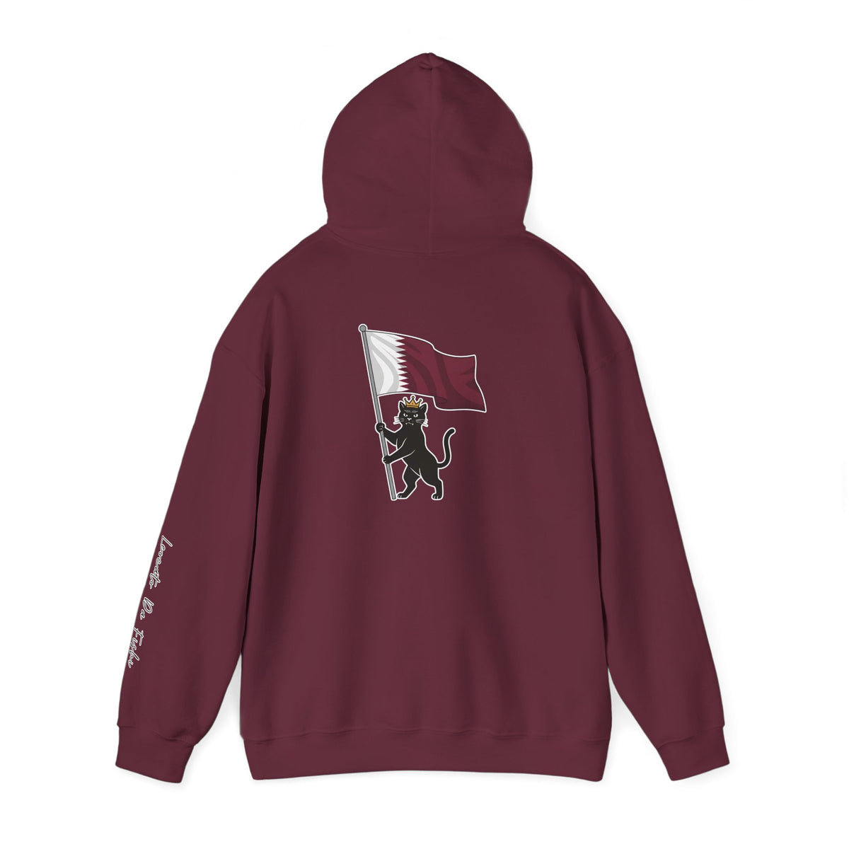 Qatar flag hoodie ,