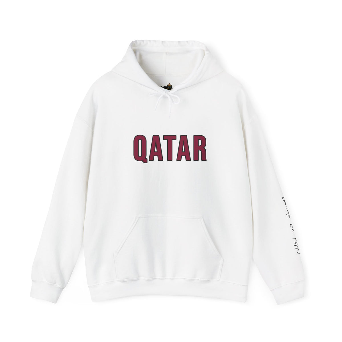 Qatar flag hoodie ,