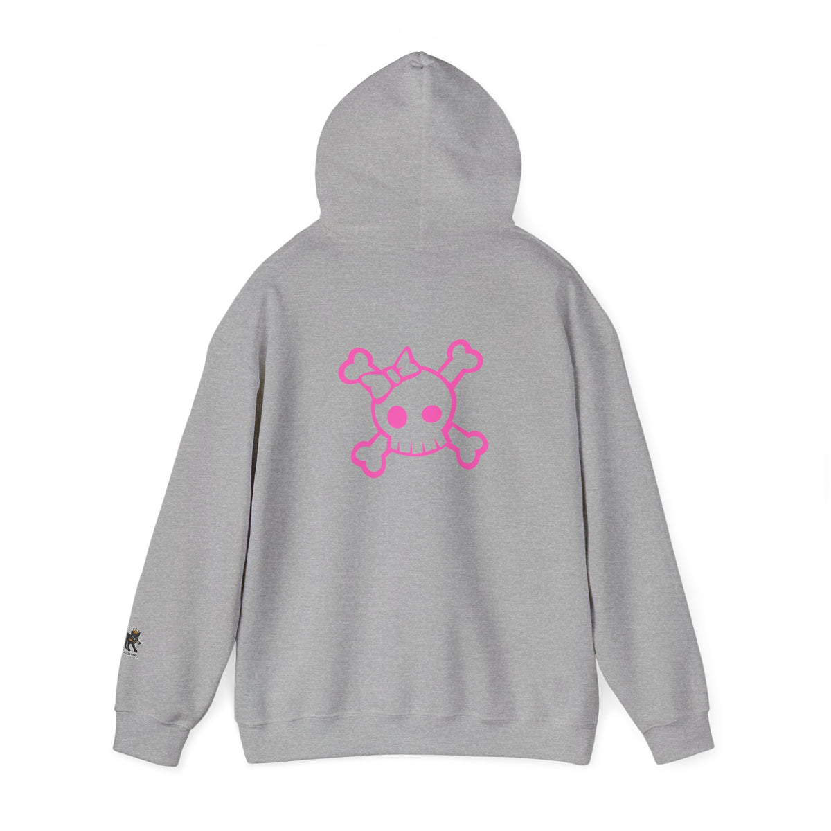 skull pink  Hooded Sweatshirt,