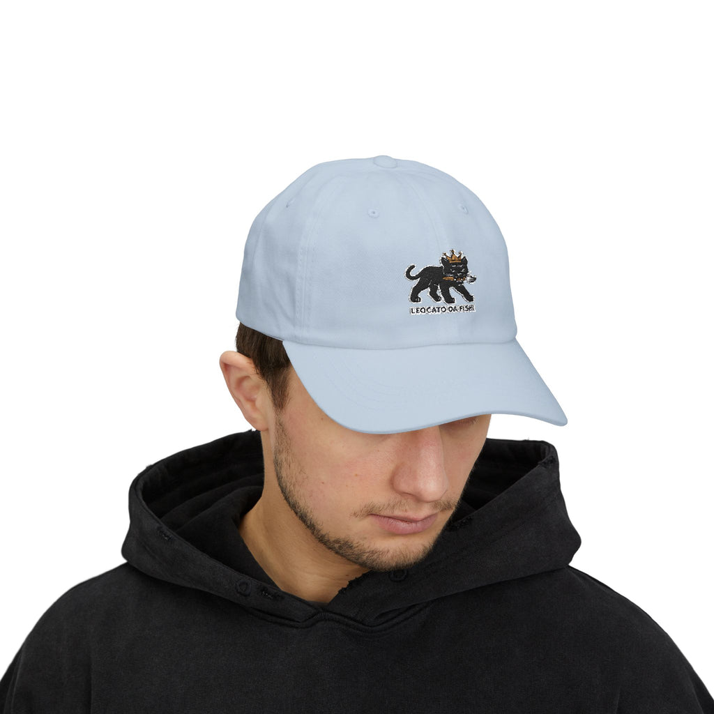 leocato da fishi hat ,  Stylish Baseball Hat, Perfect Gift for Dads, Casual Wear, Outdoor Adventures, Fishing Events