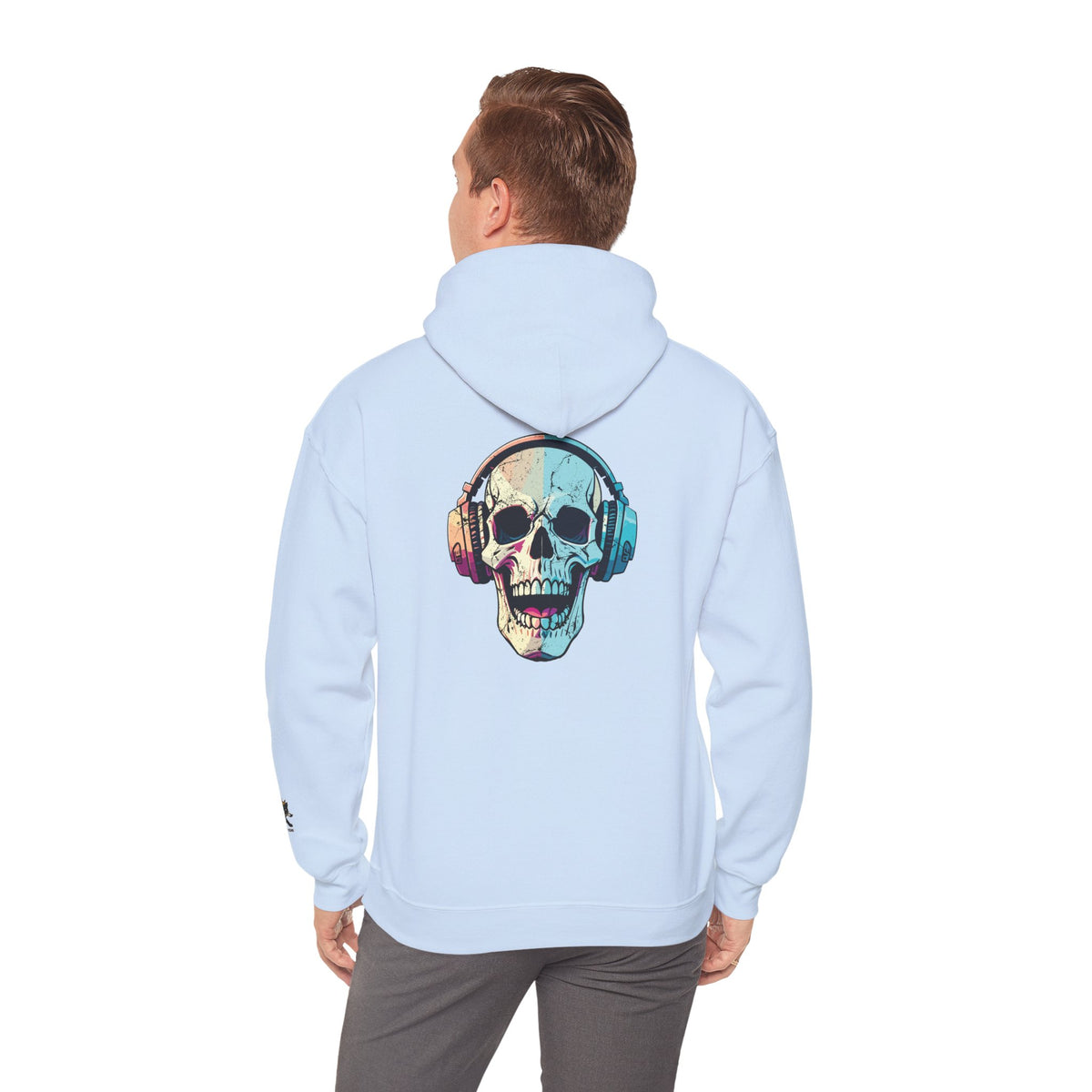 skull music Hooded Sweatshirt