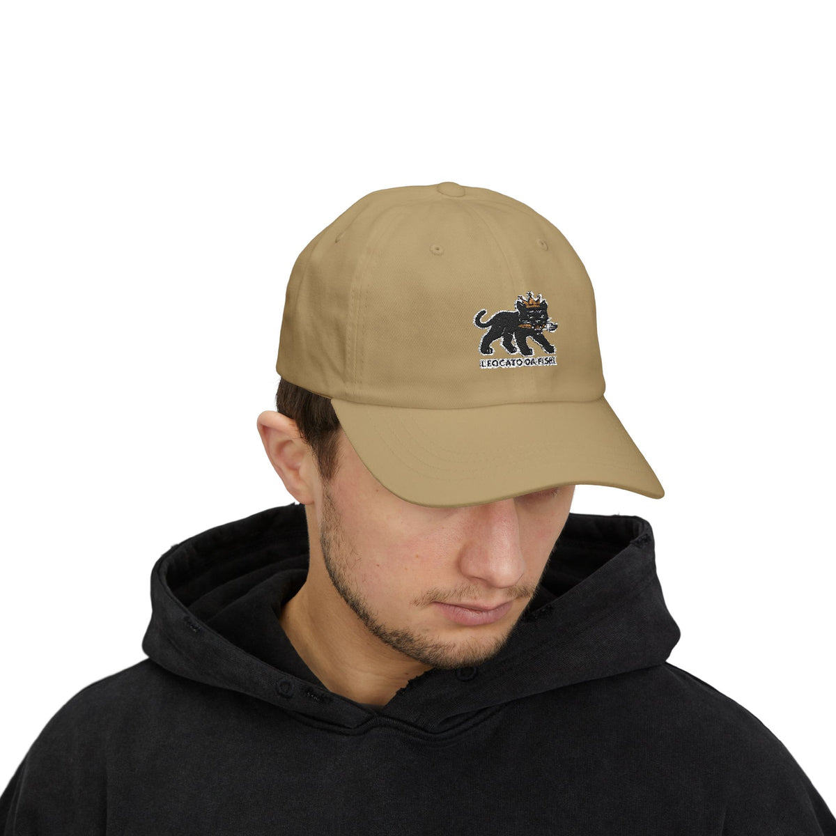 leocato da fishi hat ,  Stylish Baseball Hat, Perfect Gift for Dads, Casual Wear, Outdoor Adventures, Fishing Events