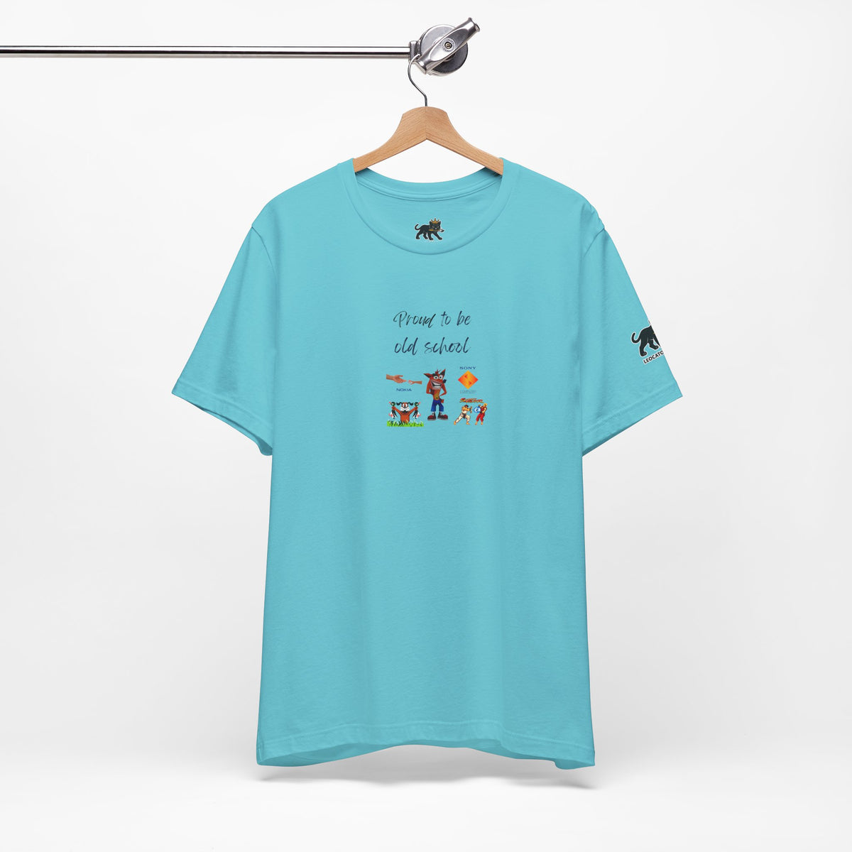 proud to be old school   Graphic Tee, Casual Summer Shirt, Marine Life T-Shirt, Gift for Sea Lovers,  high quality