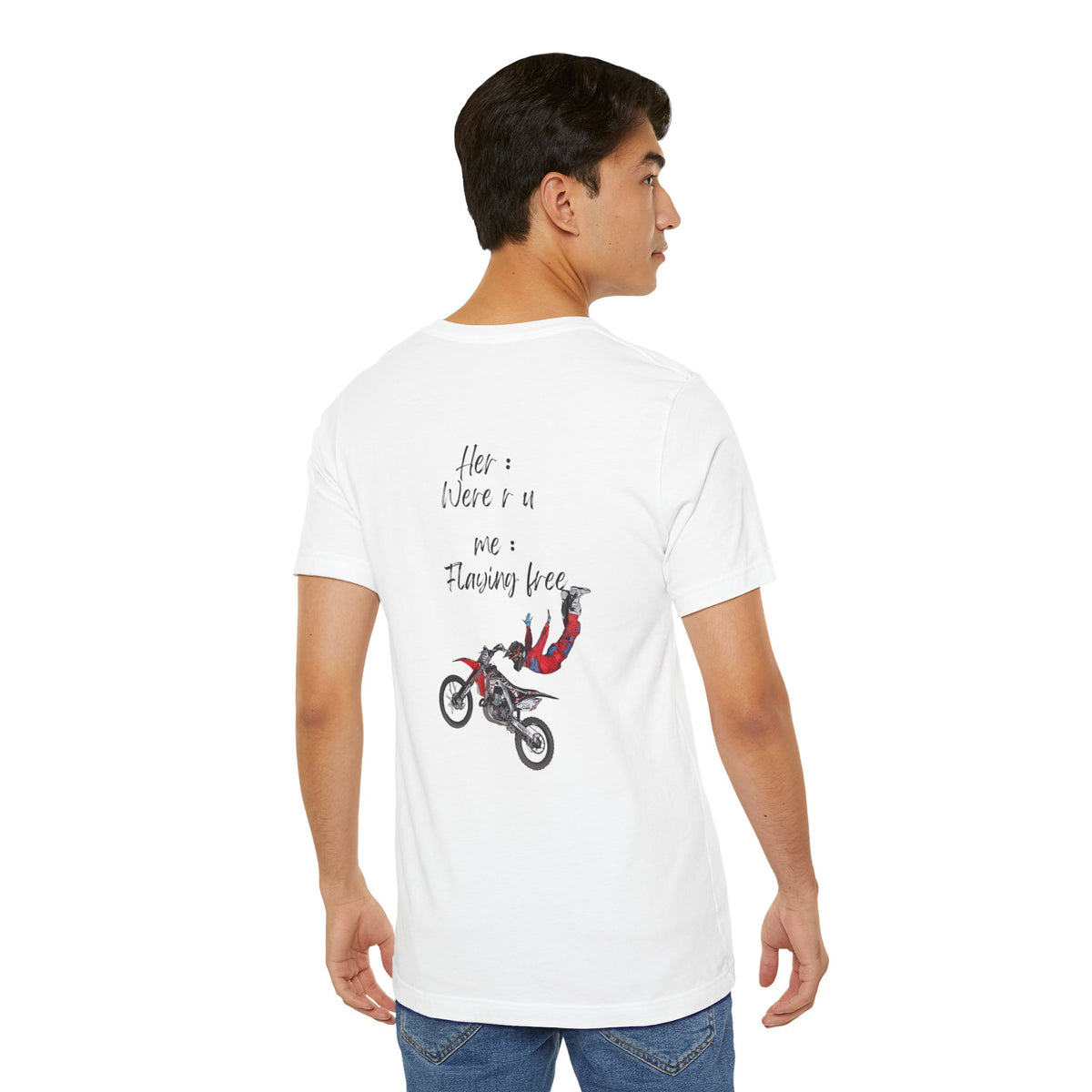 her where r u  ? me flaying free Graphic Tee, Casual Summer Shirt, Marine Life T-Shirt, Gift for Sea Lovers,  high quality