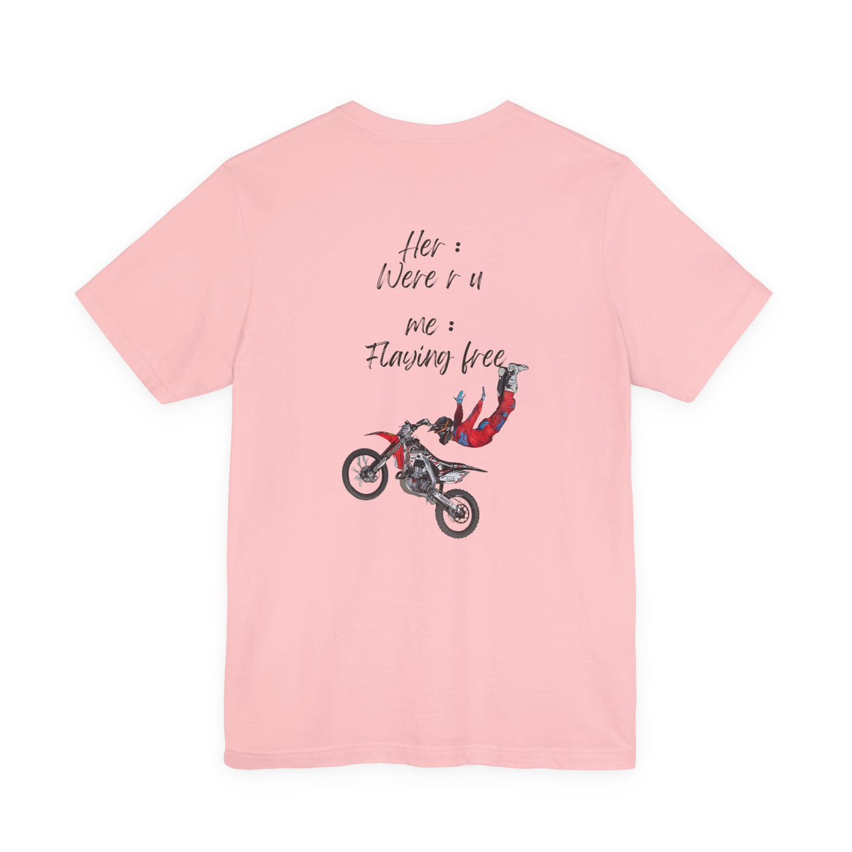 her where r u  ? me flaying free Graphic Tee, Casual Summer Shirt, Marine Life T-Shirt, Gift for Sea Lovers,  high quality