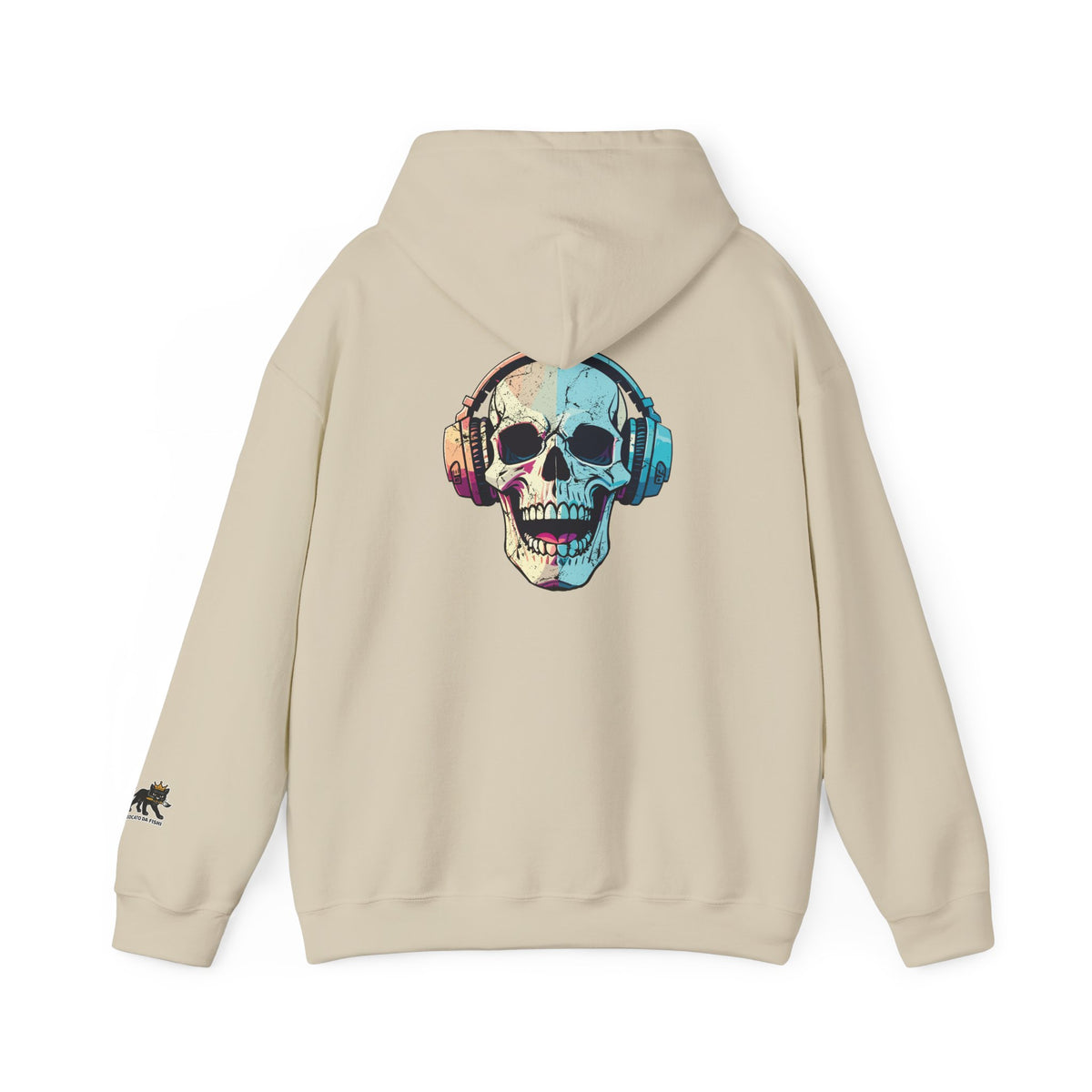 skull music Hooded Sweatshirt