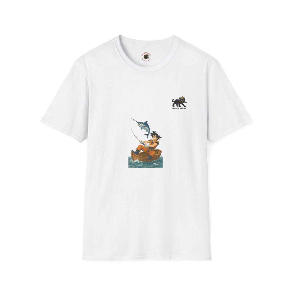 Fishing goku Unisex T-Shirt, Casual Wear, Gift for Fishermen, Outdoor Adventure Shirt, Summer Apparel, Fishing Enthusiast Tee