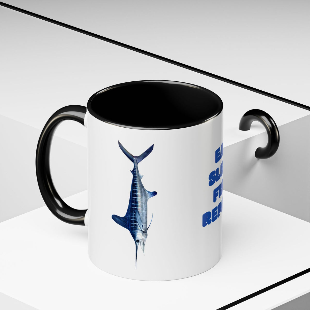 fishing time 6 Coffee Mug (11, 15oz)