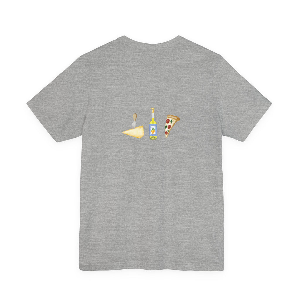 italian food Graphic Tee, Casual Summer Shirt, Marine Life T-Shirt, Gift for Sea Lovers,  high quality