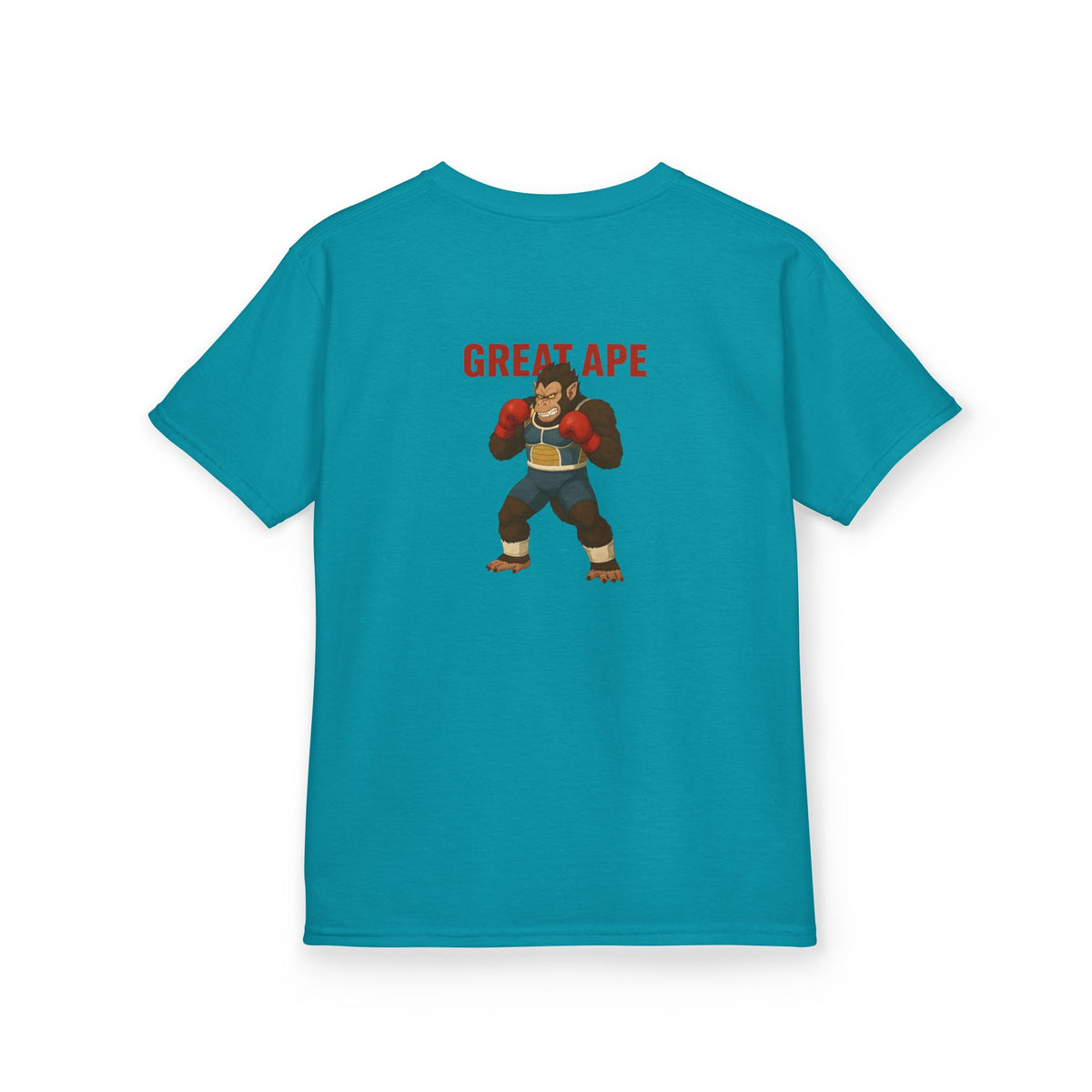 Kids Graphic Tee with Great Ape Design, Fun T-Shirt for Boys Girls, Cartoon Shirt, Birthday Gift, Playtime Apparel