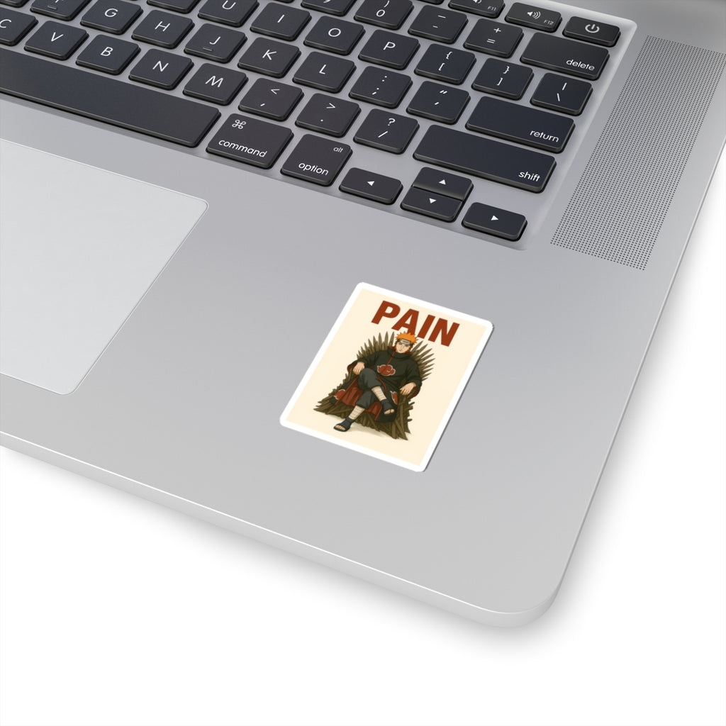 pain in the throne  Character Kiss-Cut Stickers | Laptop, Decor, Gift, Naruto, Pain, Custom Stickers