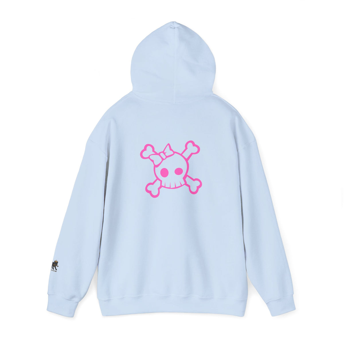 skull pink  Hooded Sweatshirt,