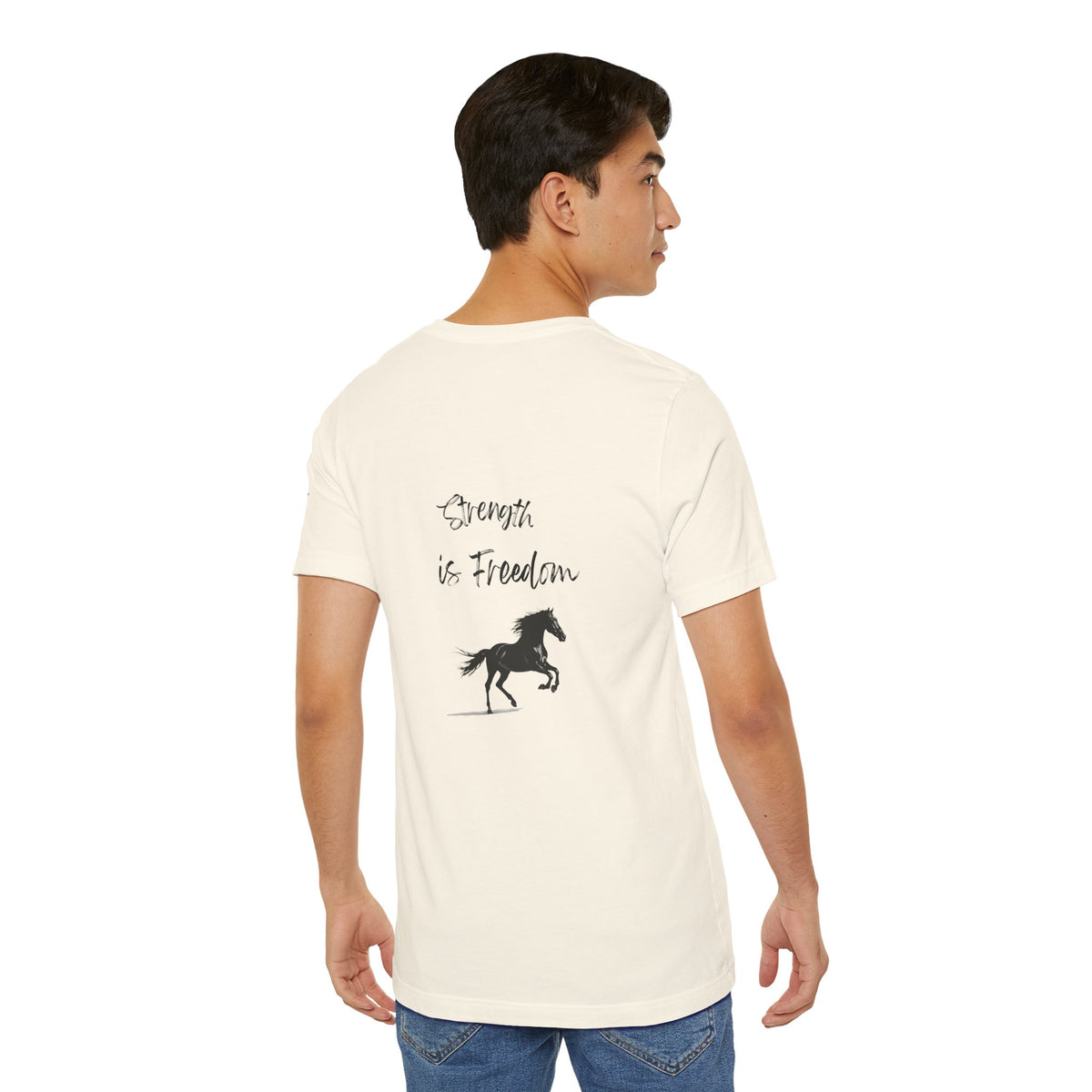 strength is freedom Graphic Tee, Casual Summer Shirt, Marine Life T-Shirt, Gift for Sea Lovers,  high quality