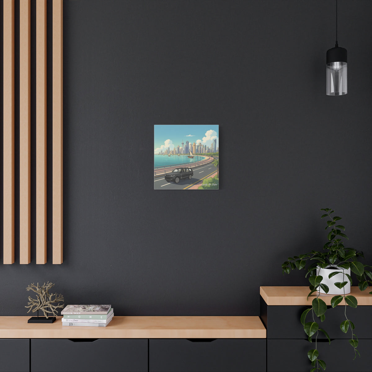 leocato da fishi in Doha Canvas Print, Wall Art Decor,