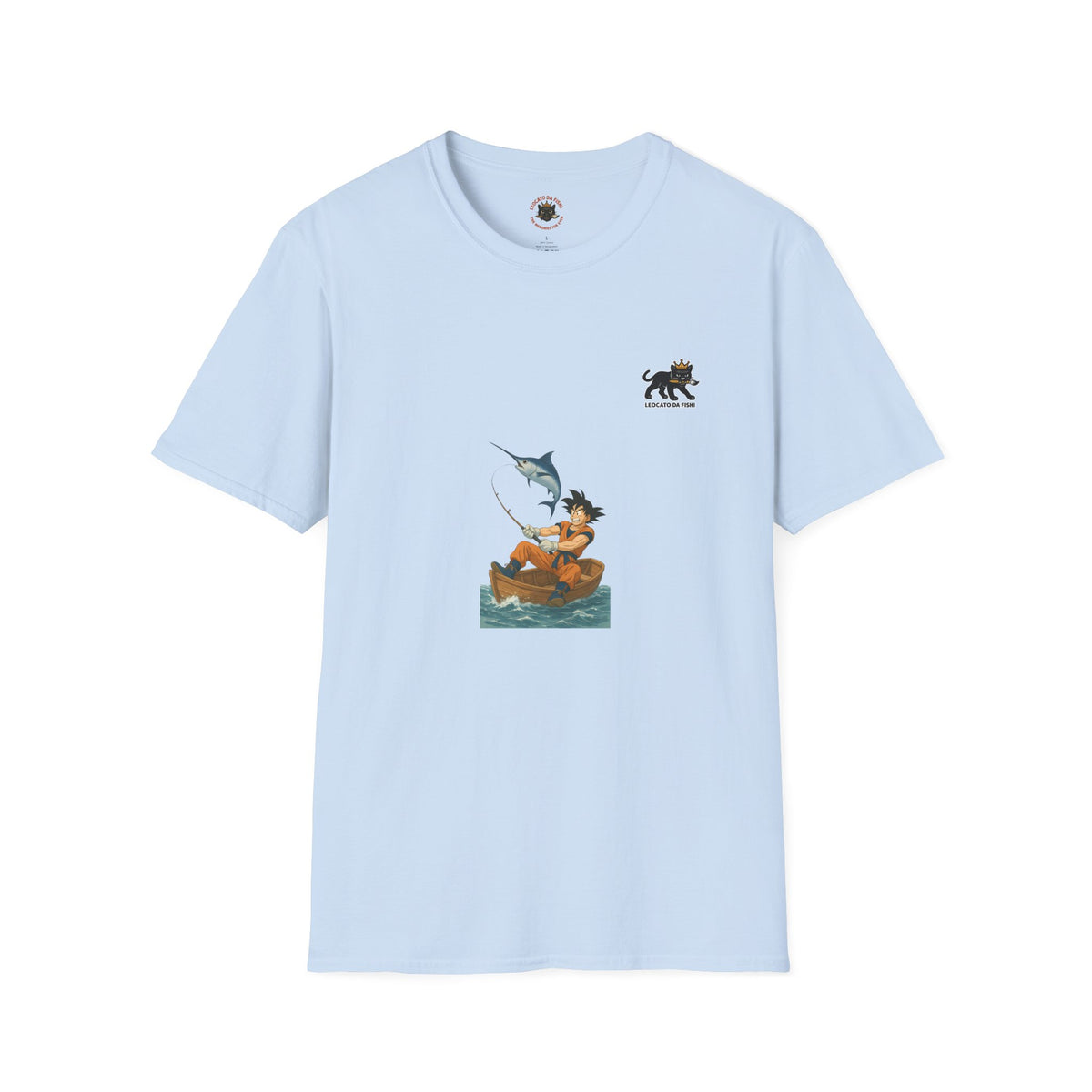 Fishing goku Unisex T-Shirt, Casual Wear, Gift for Fishermen, Outdoor Adventure Shirt, Summer Apparel, Fishing Enthusiast Tee