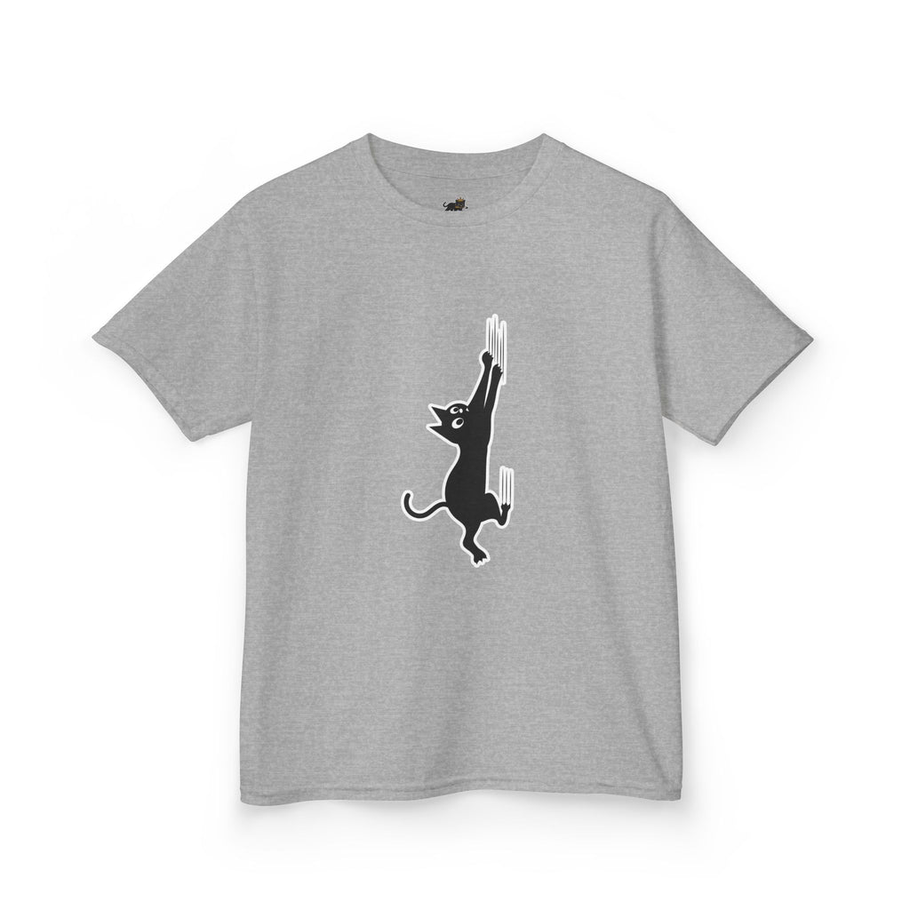 Playful Cat Kids Tee - Cute Cotton T-Shirt,