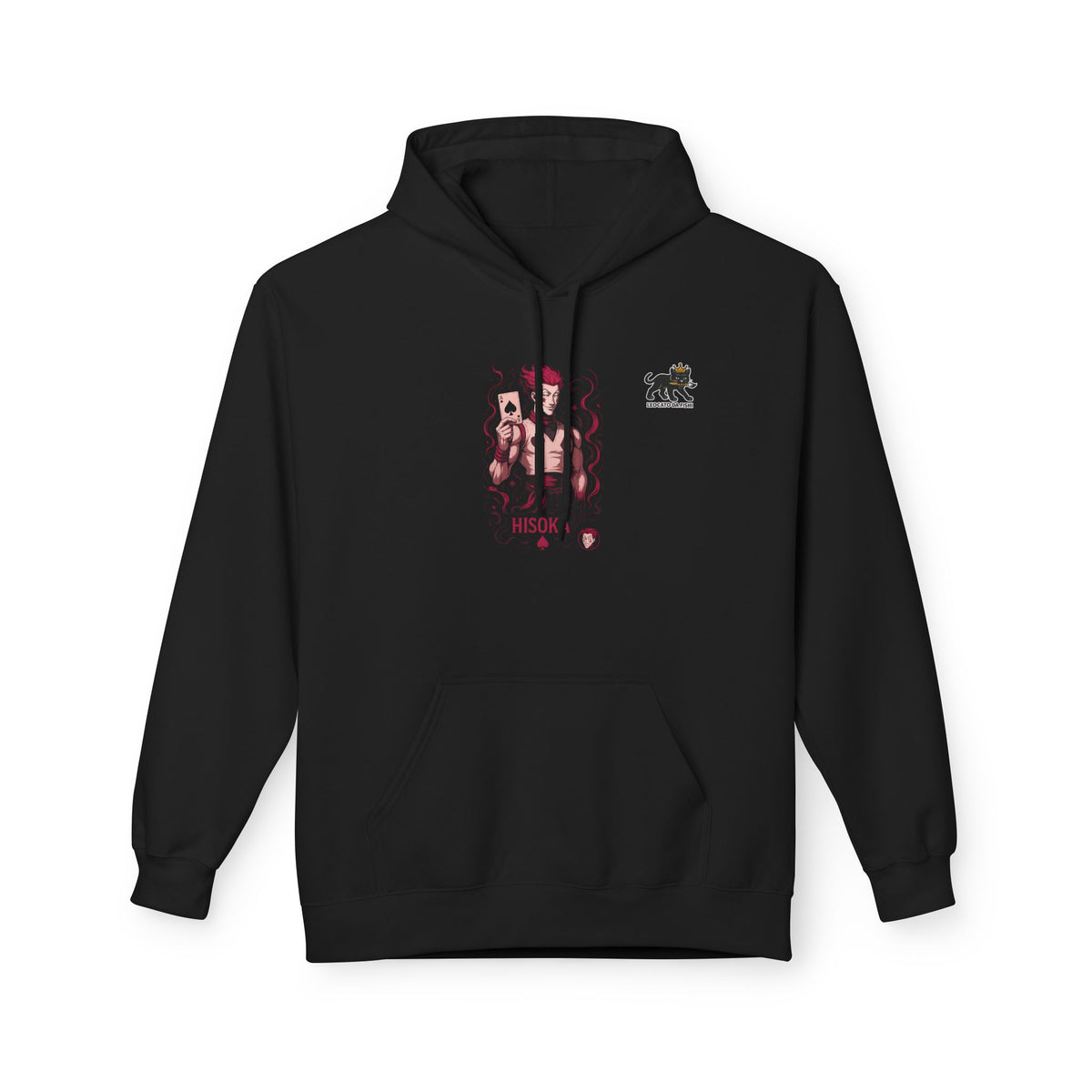 card Hisoka-Inspired Unisex Hoodie, Anime Apparel, Cozy Hoodie for Fans, Gift for Gamers, Stylish Streetwear