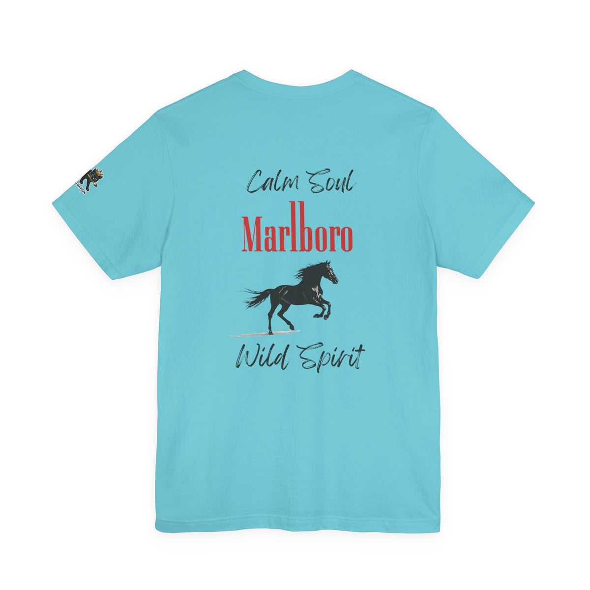 calm soul wild spirit Graphic Tee, Casual Summer Shirt, Marine Life T-Shirt, Gift for Sea Lovers,  high quality