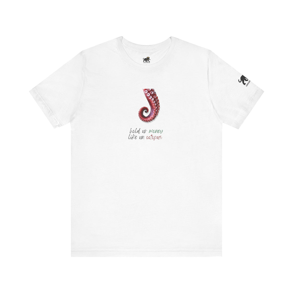 hold ur money like an octopus  Graphic Tee, Casual Summer Shirt, Marine Life T-Shirt, Gift for Sea Lovers,  high quality