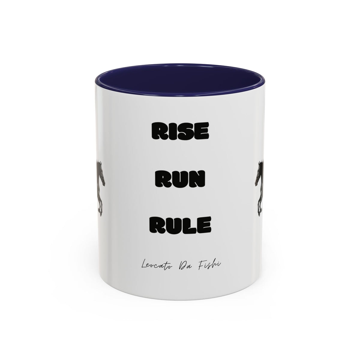 horse rise run  Coffee Mug (11, 15oz)
