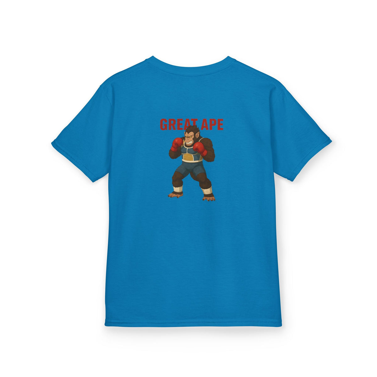 Kids Graphic Tee with Great Ape Design, Fun T-Shirt for Boys Girls, Cartoon Shirt, Birthday Gift, Playtime Apparel