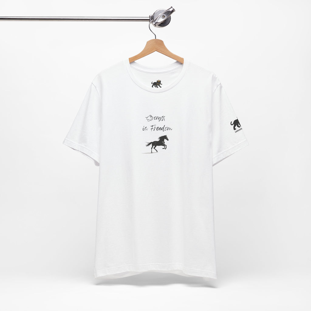 strength is freedom Graphic Tee, Casual Summer Shirt, Marine Life T-Shirt, Gift for Sea Lovers,  high quality