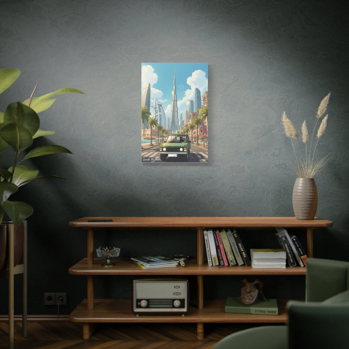 leocato da fishi in Dubai   Canvas Print, Wall Art Decor,