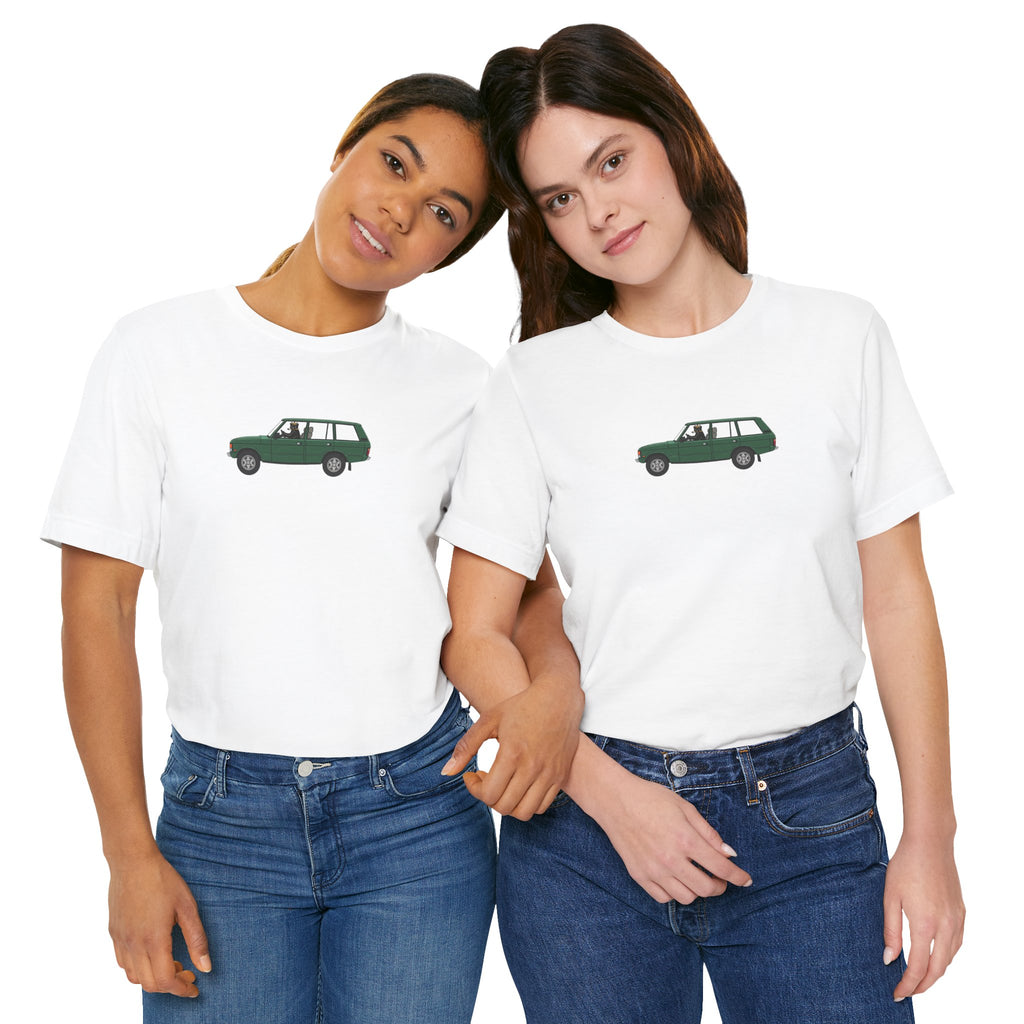green land rover classic car Stylish , high quality