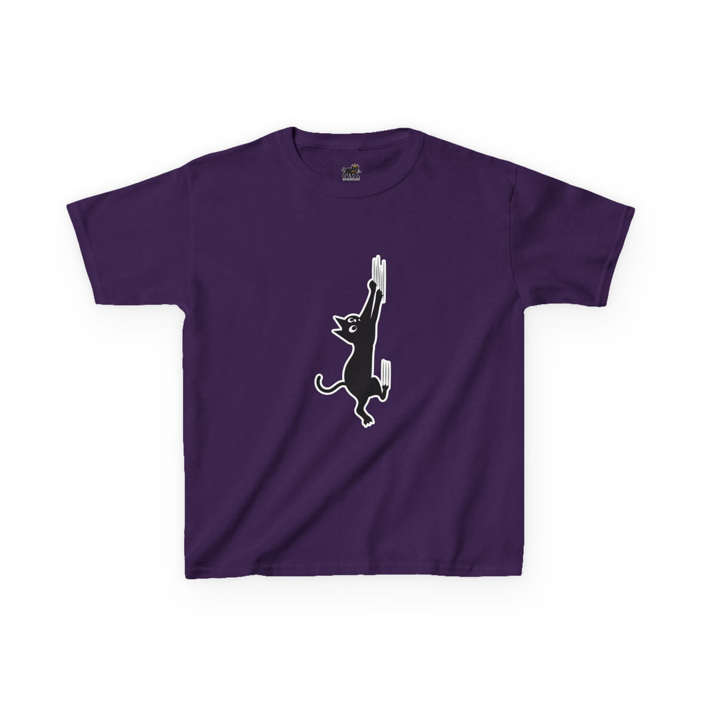 Playful Cat Kids Tee - Cute Cotton T-Shirt,