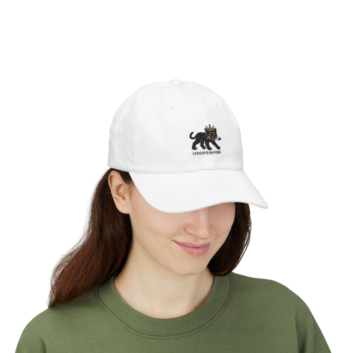 leocato da fishi hat ,  Stylish Baseball Hat, Perfect Gift for Dads, Casual Wear, Outdoor Adventures, Fishing Events