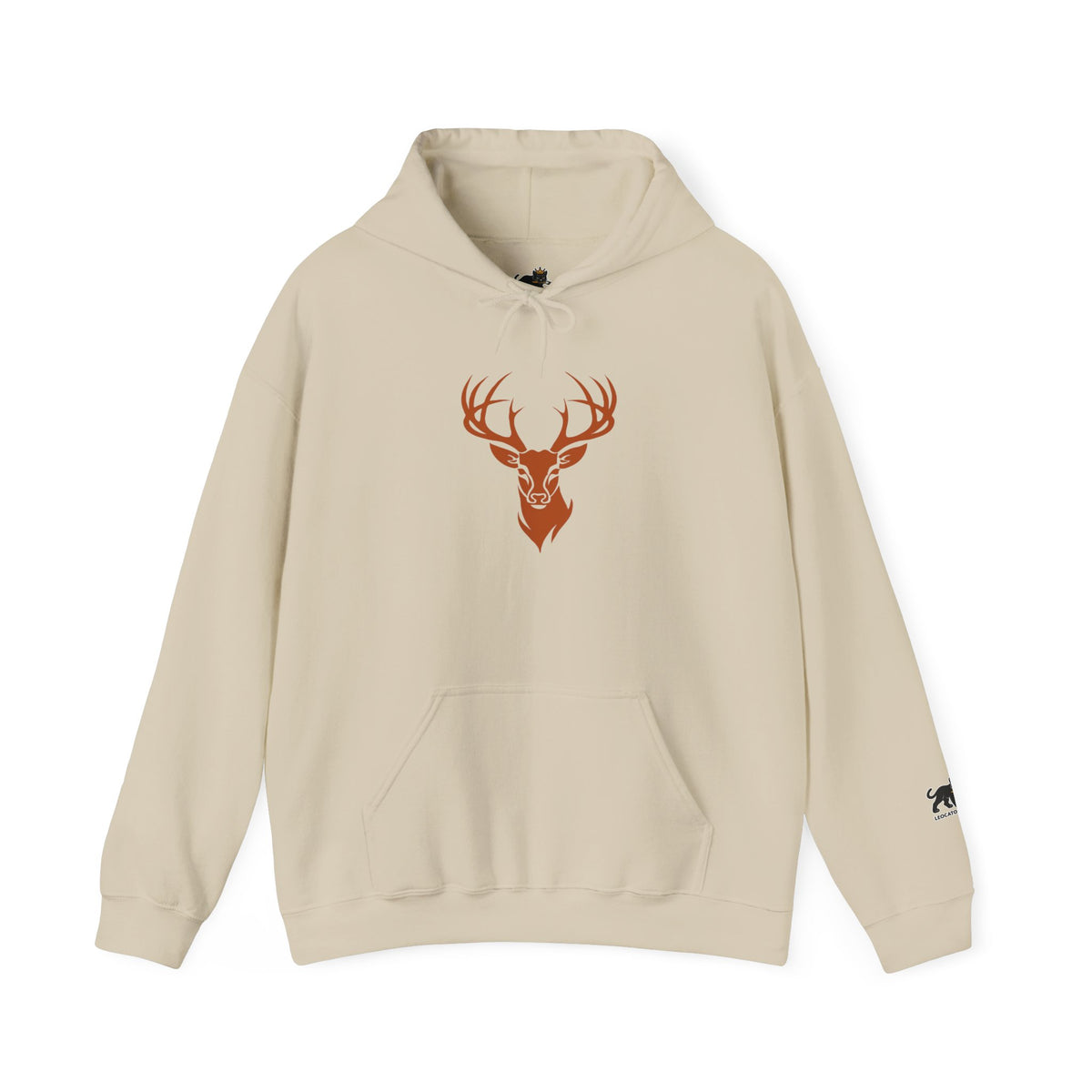 deer head Hooded Sweatshirt, Unisex Casual Hoodie