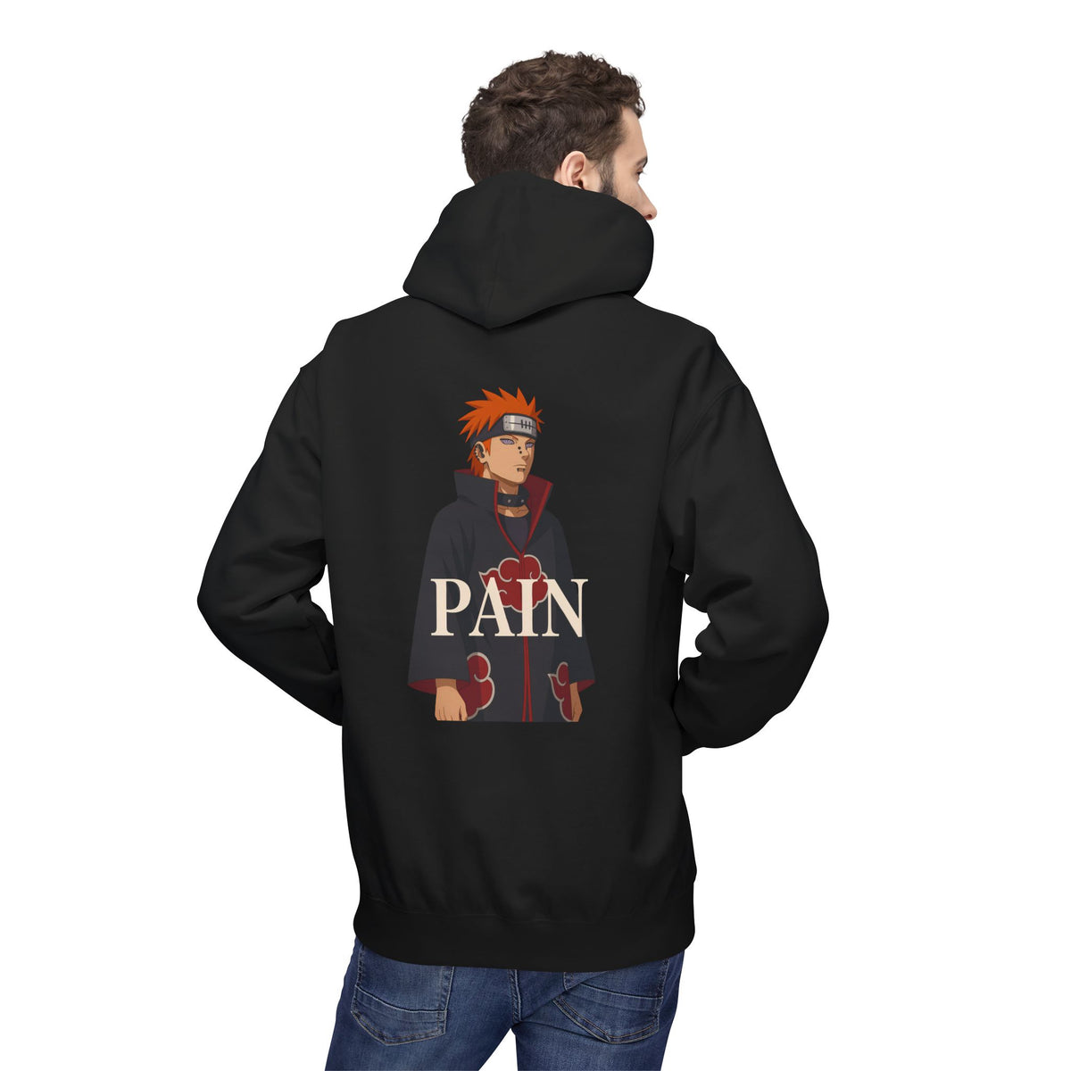 pain Anime-Inspired Unisex Fleece Hoodie, Cozy Streetwear, Gift for Fans, Perfect for Fall/Winter, Comfortable Hoodie for Everyday Wear, [...]