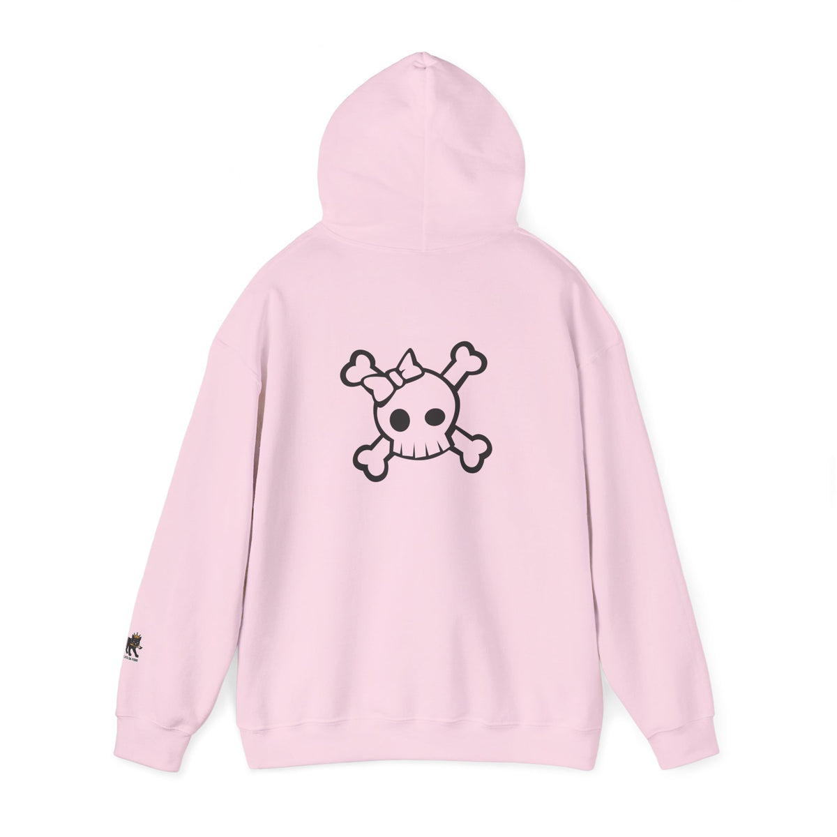 skull pink  Hooded Sweatshirt,