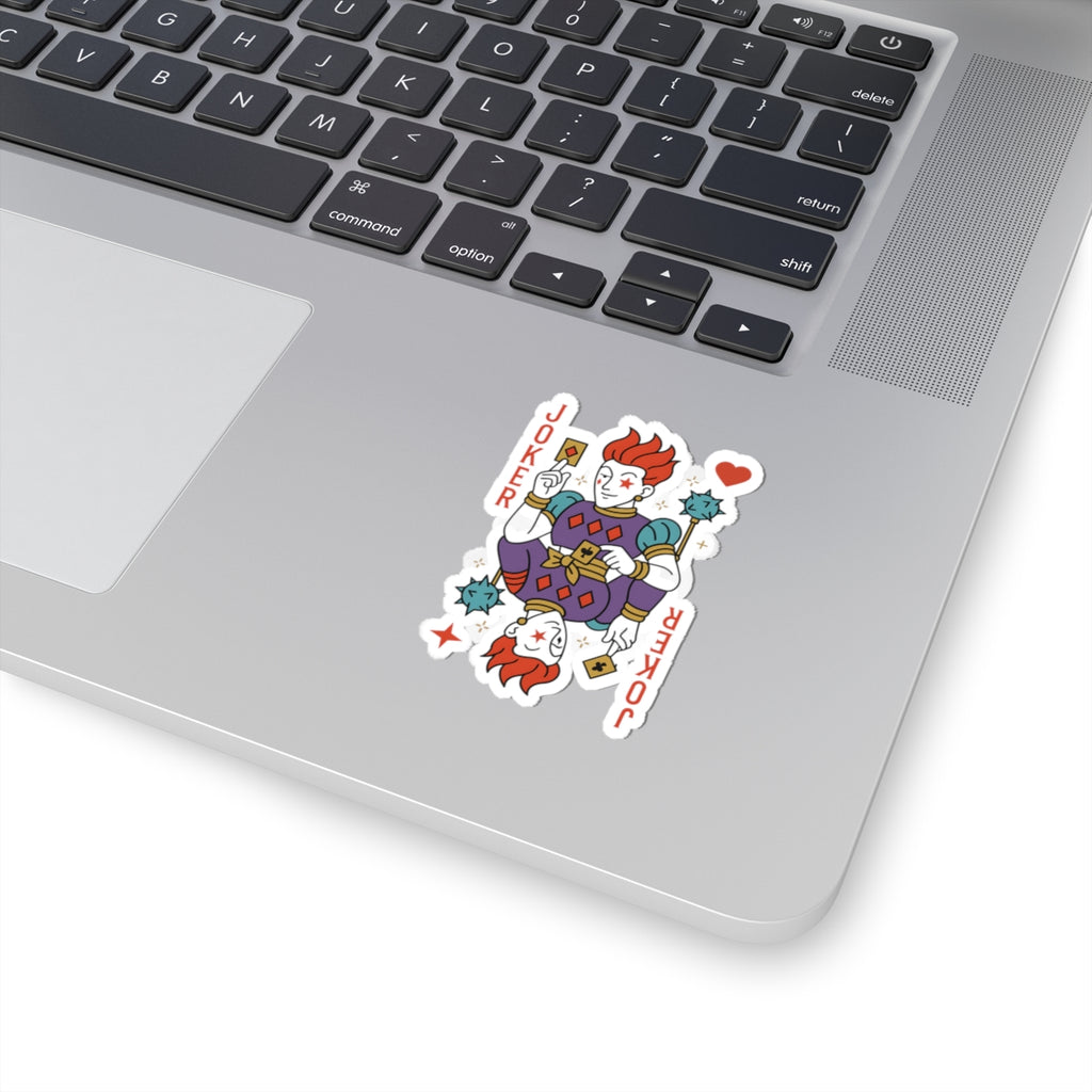 hisoka the joker  Character Kiss-Cut Stickers | Laptop, Decor, Gift, Naruto, Pain, Custom Stickers