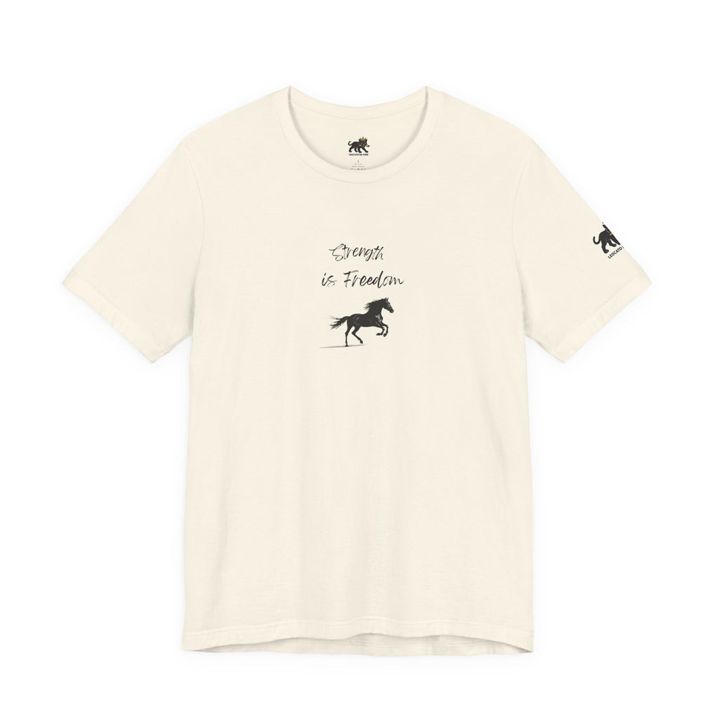 strength is freedom Graphic Tee, Casual Summer Shirt, Marine Life T-Shirt, Gift for Sea Lovers,  high quality