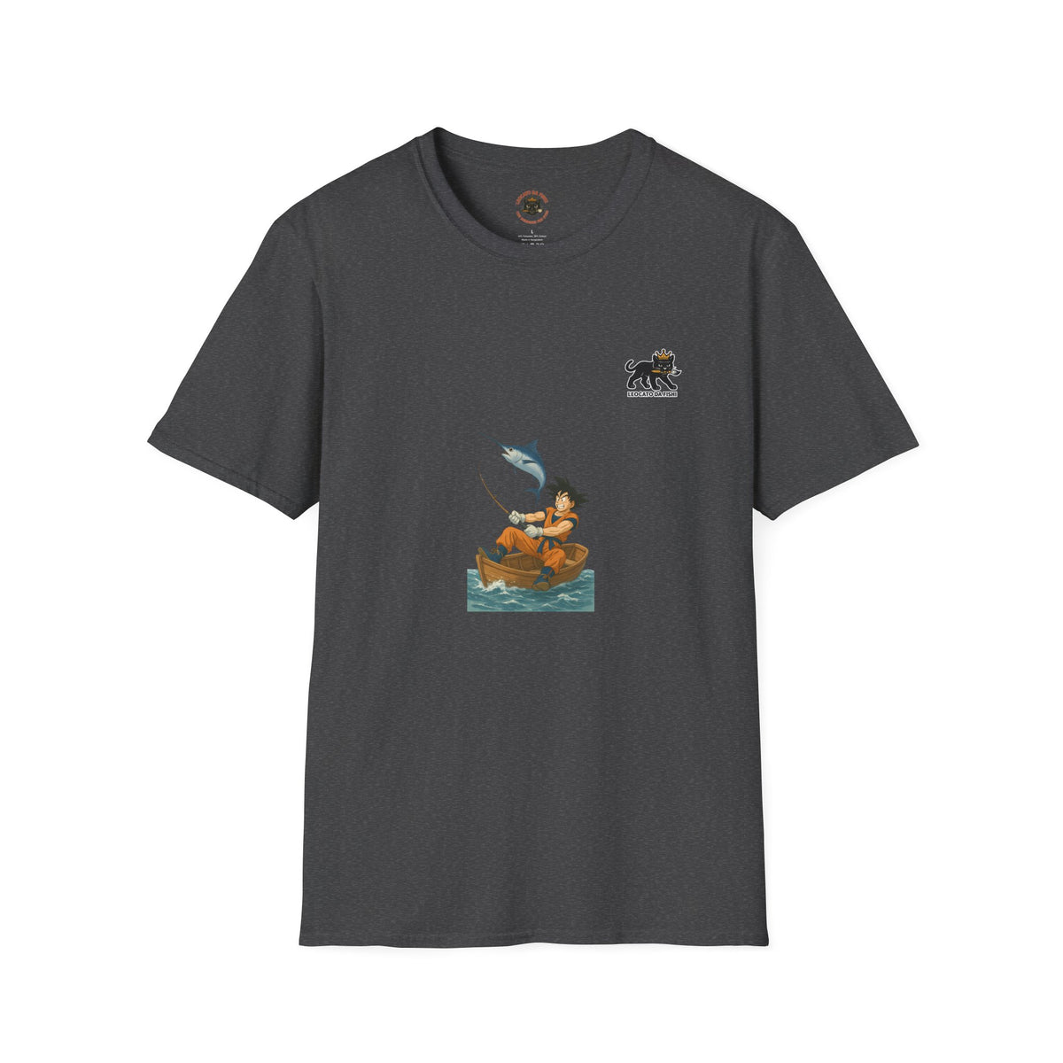 Fishing goku Unisex T-Shirt, Casual Wear, Gift for Fishermen, Outdoor Adventure Shirt, Summer Apparel, Fishing Enthusiast Tee