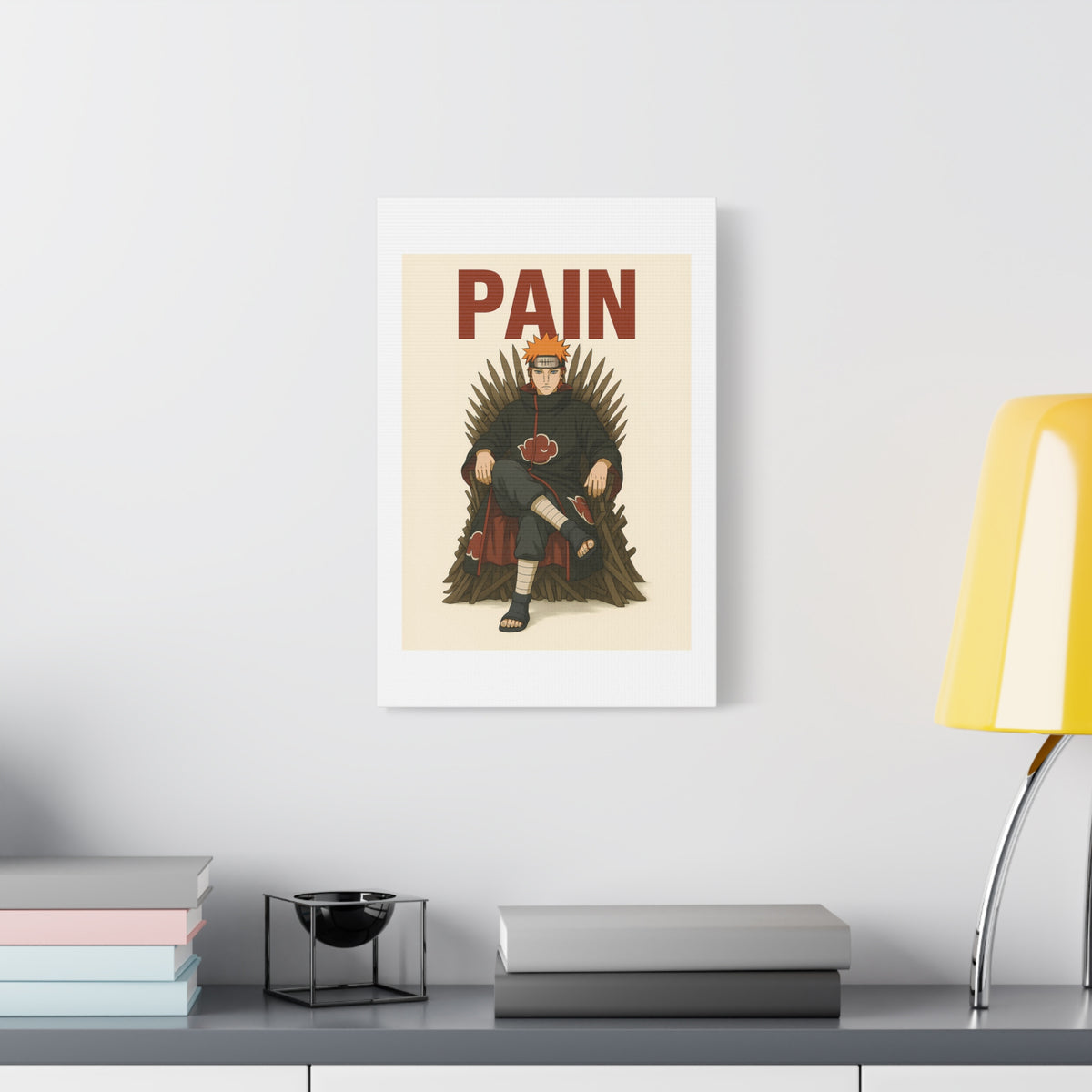 pain , thrones of the world  , Wall Art, Matte Canvas Print, Home Decor, Sports Gift, Athletic Wall Decor, Gym Decoration