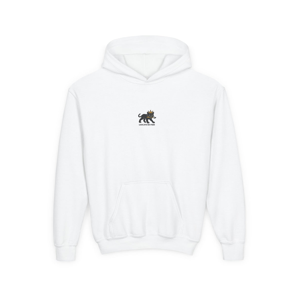 Youth Heavy Blend Hooded Sweatshirt with 'Leccato da Fish' Design - Cozy Gift for Teens, Memory Keepsake, Casual Wear, Birthday .