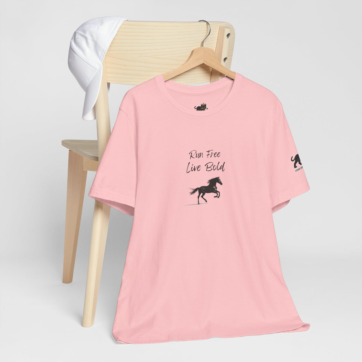 run free live bold Graphic Tee, Casual Summer Shirt, Marine Life T-Shirt, Gift for Sea Lovers,  high quality