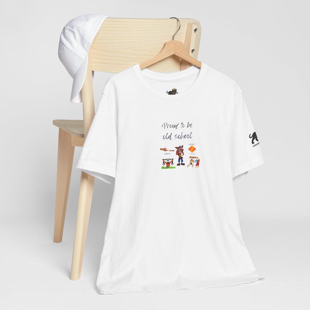 proud to be old school   Graphic Tee, Casual Summer Shirt, Marine Life T-Shirt, Gift for Sea Lovers,  high quality