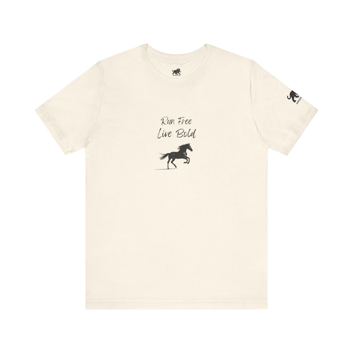 run free live bold Graphic Tee, Casual Summer Shirt, Marine Life T-Shirt, Gift for Sea Lovers,  high quality