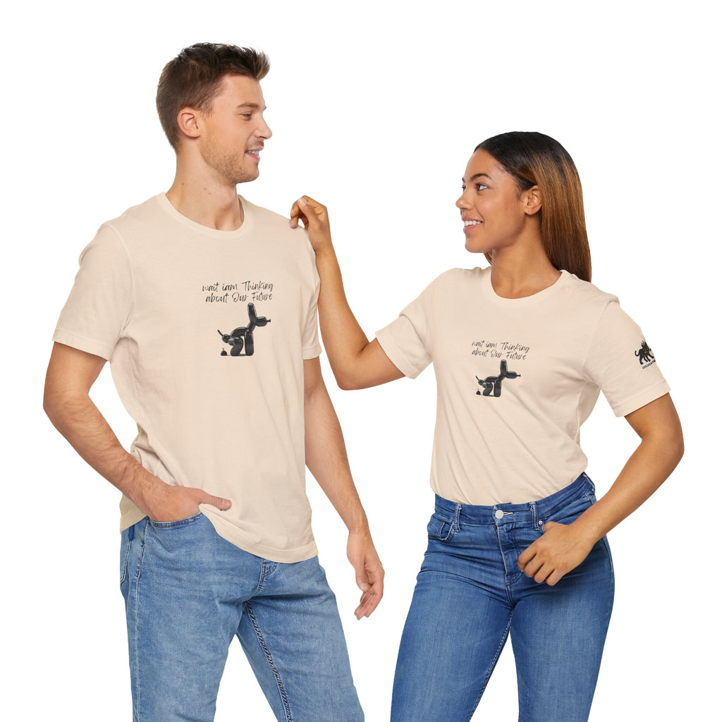 wait iam thinking about our future Graphic Tee, Casual Summer Shirt, Marine Life T-Shirt, Gift for Sea Lovers,  high quality