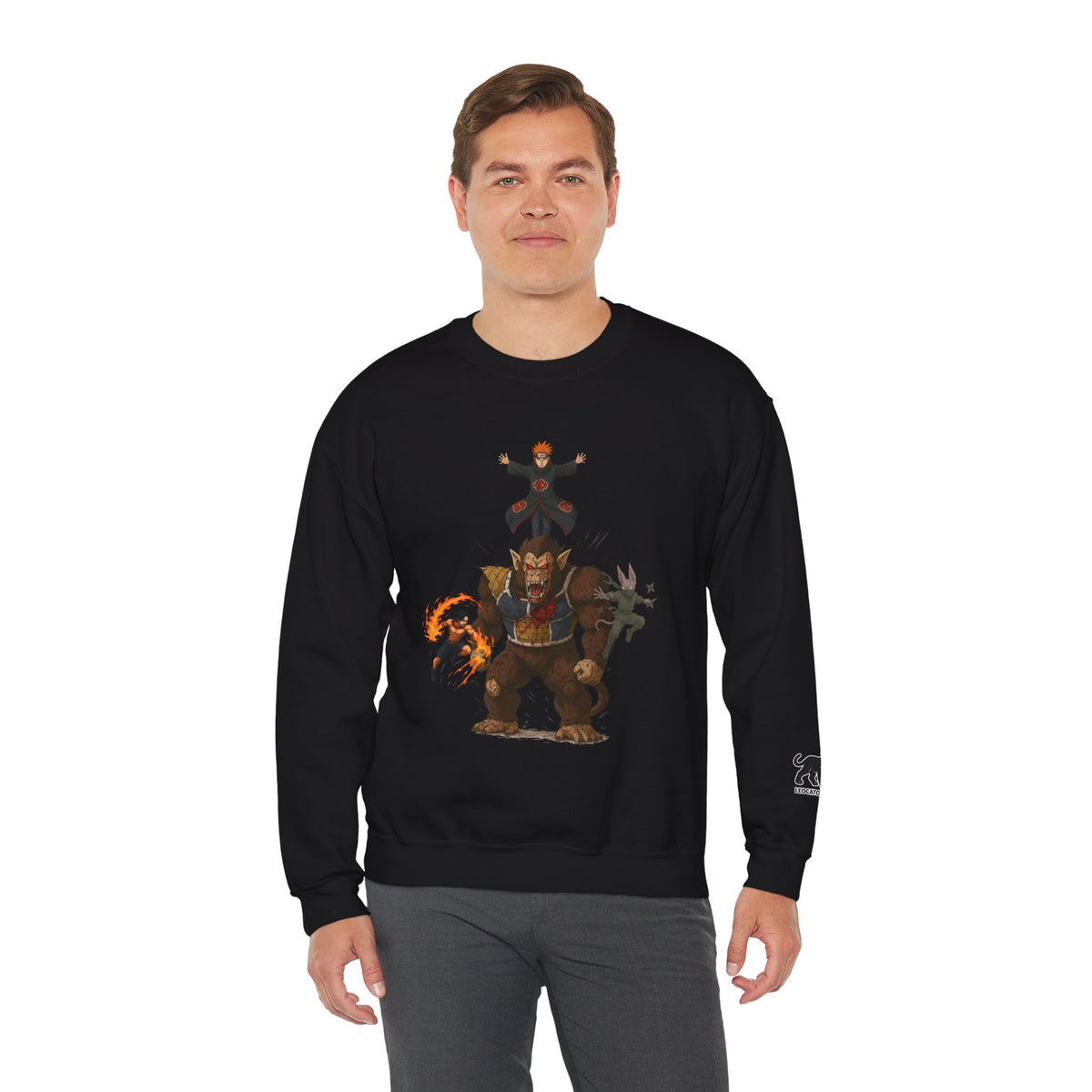 fight pain , nothing ends without pain Unisex Heavy Blend™ Crewneck Sweatshirt , high quality