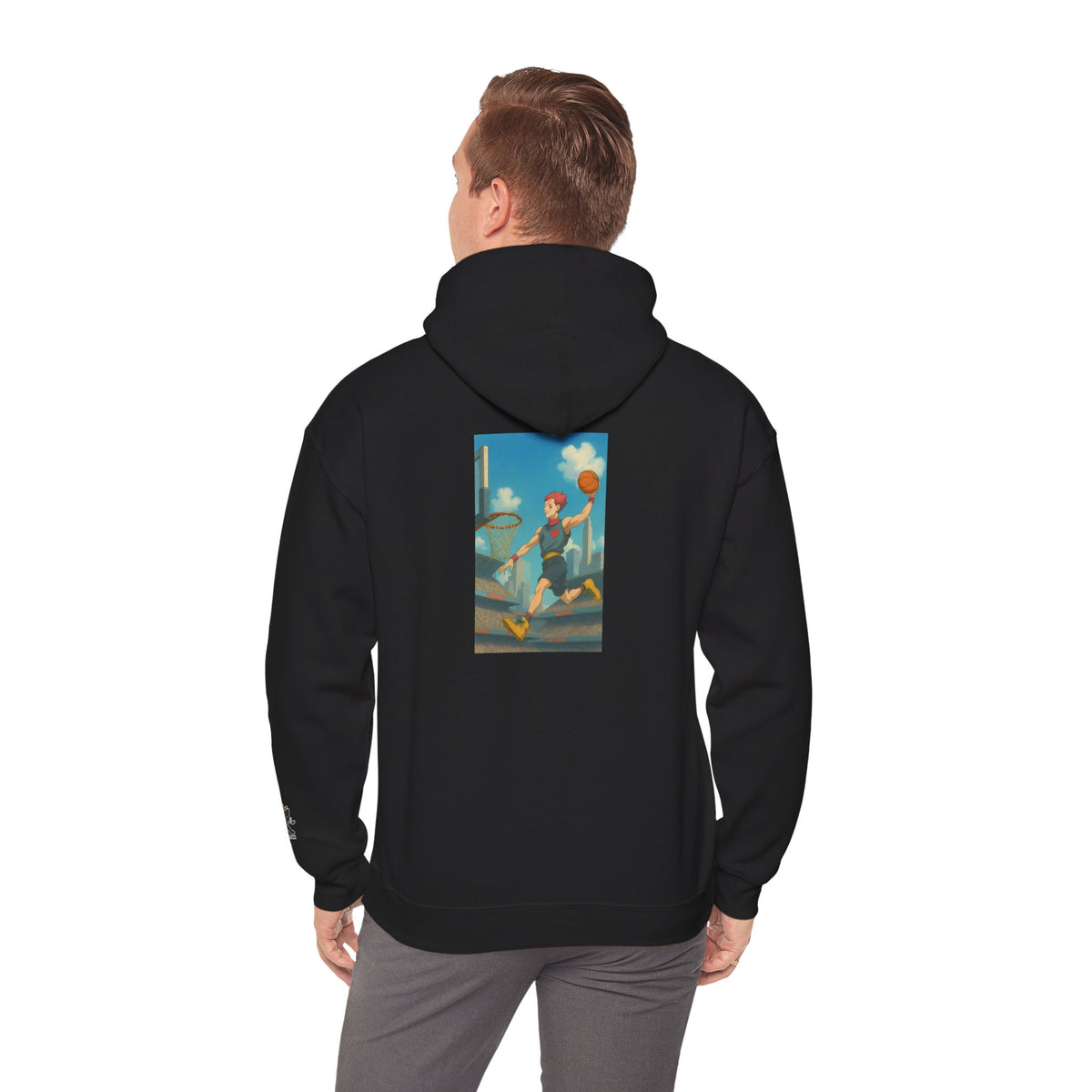 Hisoka basketball Unisex Heavy Blend™ Hooded Sweatshirt